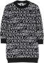 Dolce & Gabbana Kids Sweaterjurk met logoprint Zwart - Thumbnail 1
