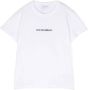 Dolce & Gabbana Kids T-shirt met geborduurd logo Wit - Thumbnail 1