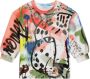 Dolce & Gabbana Kids T-shirt met graffiti-print Wit - Thumbnail 1