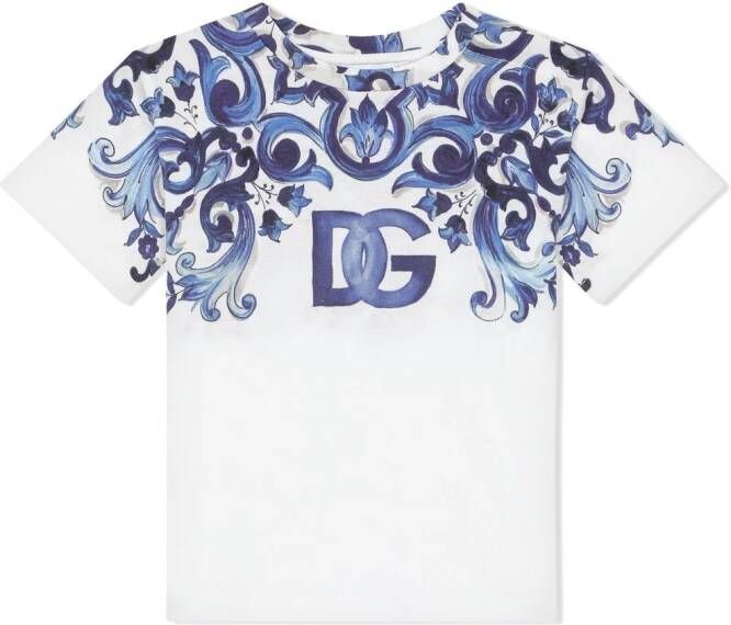 Dolce & Gabbana Kids T-shirt met korte mouwen Wit
