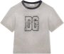 Dolce & Gabbana Kids T-shirt met logo Grijs - Thumbnail 1
