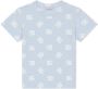 Dolce & Gabbana Kids Katoenen T-shirt met logo Blauw - Thumbnail 1
