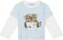 Dolce & Gabbana Kids T-shirt met logoprint Blauw - Thumbnail 1