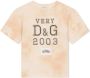 Dolce & Gabbana Kids T-shirt met logoprint Oranje - Thumbnail 1
