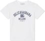Dolce & Gabbana Kids T-shirt met logoprint Wit - Thumbnail 1