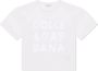 Dolce & Gabbana Kids T-shirt met logo Wit - Thumbnail 1