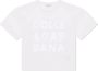 Dolce & Gabbana Kids T-shirt met logo Wit - Thumbnail 1