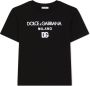 Dolce & Gabbana Kids Katoenen T-shirt Zwart - Thumbnail 1