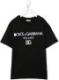 Dolce & Gabbana Kids T-shirt met borduurwerk Zwart - Thumbnail 1