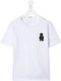 Dolce & Gabbana Kids T-shirt met patch Wit - Thumbnail 1