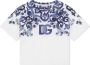 Dolce & Gabbana Kids T-shirt met print Blauw - Thumbnail 1