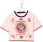 Dolce & Gabbana Kids T-shirt met print Roze - Thumbnail 1