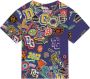 Dolce & Gabbana Kids T-shirt met tijgerprint Paars - Thumbnail 1