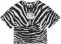 Dolce & Gabbana Kids T-shirt met zebraprint Wit - Thumbnail 1
