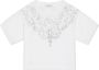 Dolce & Gabbana Kids T-shirt verfraaid met stras Wit - Thumbnail 1