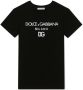 Dolce & Gabbana Kids T-shirtjurk met logoprint Zwart - Thumbnail 1