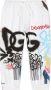 Dolce & Gabbana Kids Trainingsbroek met graffiti-print Wit - Thumbnail 1