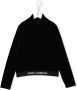 Dolce & Gabbana Kids Trui met logoband Zwart - Thumbnail 1