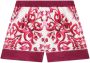 Dolce & Gabbana Kids Zijden shorts Wit - Thumbnail 1