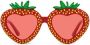 Dolce & Gabbana Kids Zonnebril met aardbei montuur Rood - Thumbnail 1