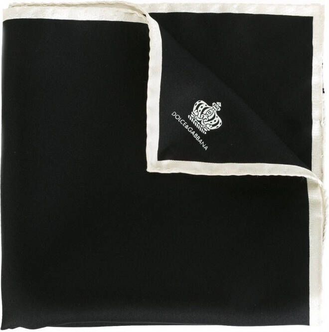 Dolce & Gabbana kroon print pochet Zwart
