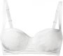 Dolce & Gabbana lace overlay balconette bra Wit - Thumbnail 1