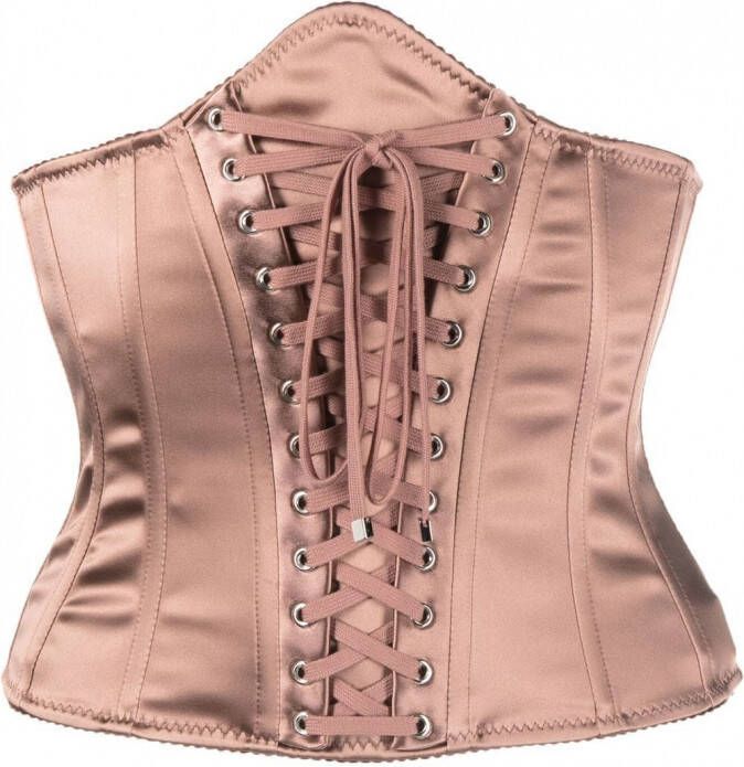 Dolce & Gabbana Korset met veters Beige
