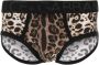 Dolce & Gabbana Boxershorts met luipaardprint Bruin - Thumbnail 1