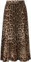 Dolce & Gabbana leopard-print high-waisted skirt Bruin - Thumbnail 1