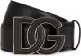 Dolce & Gabbana Leren riem Zwart - Thumbnail 1