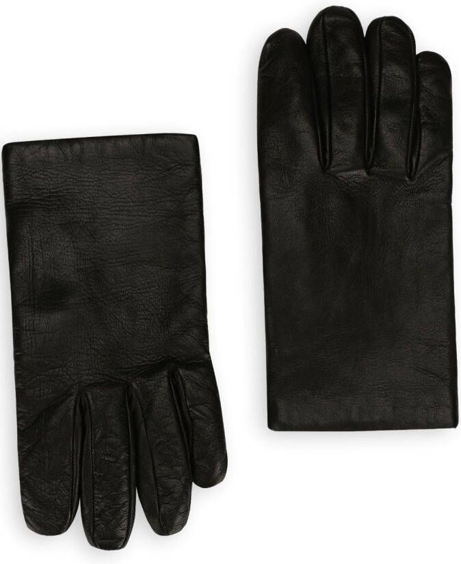 Dolce & Gabbana Leren handschoenen Zwart
