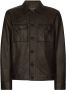 Dolce & Gabbana Leren jack Bruin - Thumbnail 1