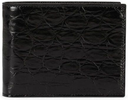 Dolce & Gabbana Leren portemonnee Zwart