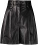 Dolce & Gabbana Leren shorts Zwart - Thumbnail 1
