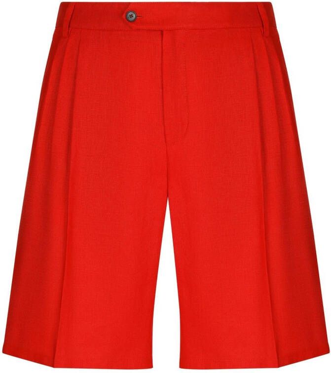 Dolce & Gabbana Linnen shorts Oranje