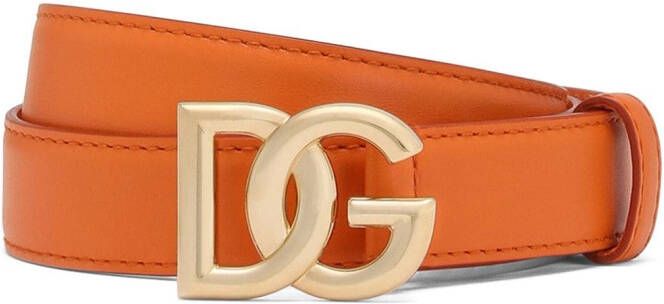 Dolce & Gabbana Riem met logogesp Oranje