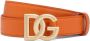 Dolce & Gabbana Riem met logogesp Oranje - Thumbnail 1