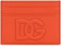 Dolce & Gabbana Pasjeshouder met logo-reliëf Oranje - Thumbnail 1