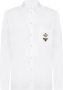 Dolce & Gabbana Overhemd met geborduurd logo Wit - Thumbnail 1