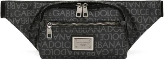 Dolce & Gabbana Heuptas met logo-jacquard Zwart