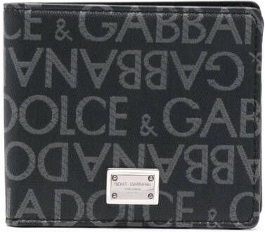 Dolce & Gabbana Portemonnee met logo Zwart