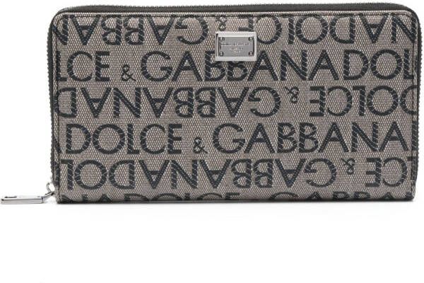 Dolce & Gabbana Pasjeshouder met logo Zwart