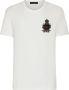 Dolce & Gabbana T-shirt met logopatch Wit - Thumbnail 1