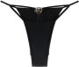 Dolce & Gabbana Bikinislip met uitgesneden details en DG-logo Zwart - Thumbnail 1