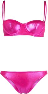 Dolce & Gabbana logo-plaque bikini Roze