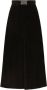 Dolce & Gabbana logo-plaque high-waisted skirt Zwart - Thumbnail 1