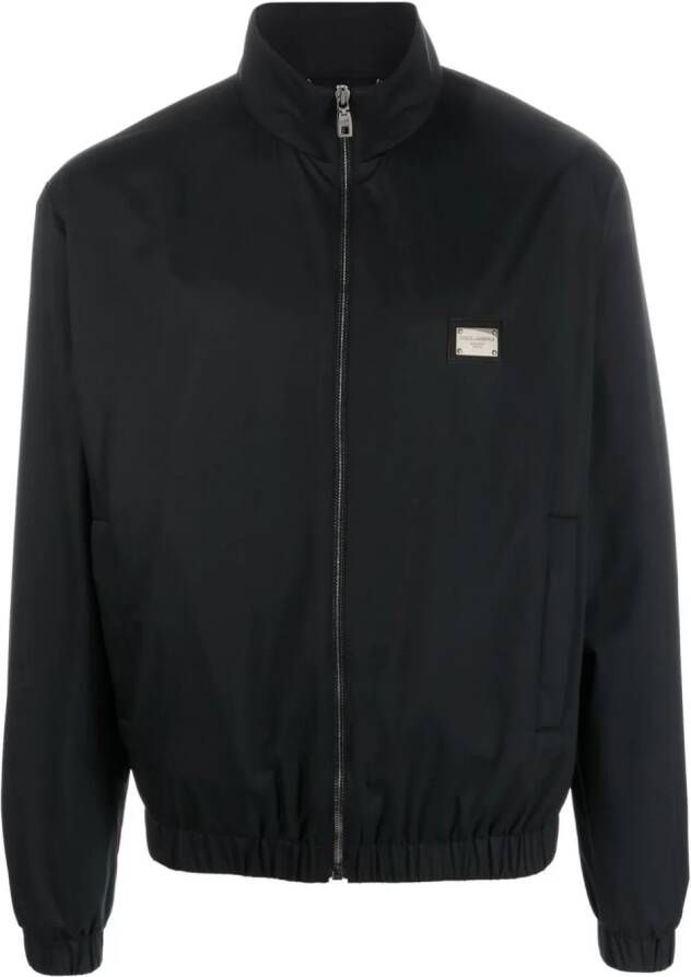 Dolce & Gabbana Lichtgewicht jack Zwart