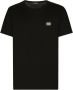 Dolce & Gabbana T-shirt met logo Zwart - Thumbnail 1
