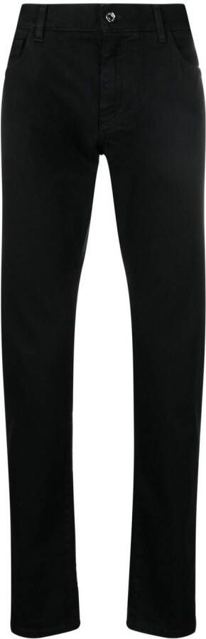 Dolce & Gabbana Jeans met logoplakkaat Zwart