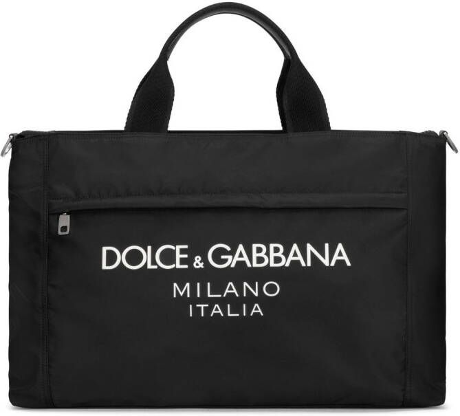 Dolce & Gabbana Reistas met logo Zwart
